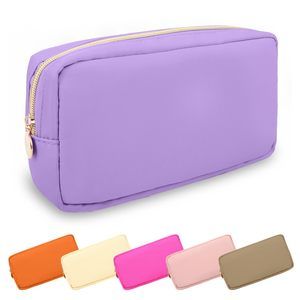 Small Makeup Bag Pouch For Purse, Nylon Travel Toiletry Storage Bag Cute😚